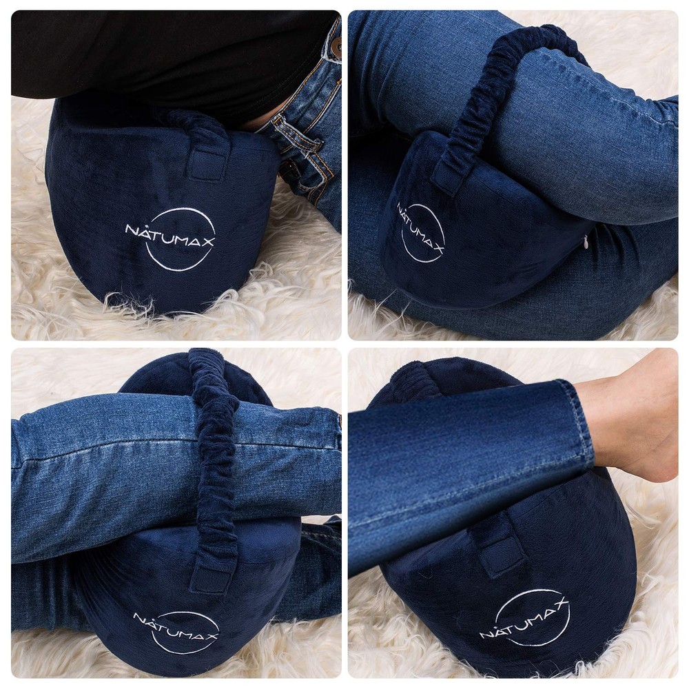 Sciatica Relief Pillow, Knee Support For Better Sleep, Blue