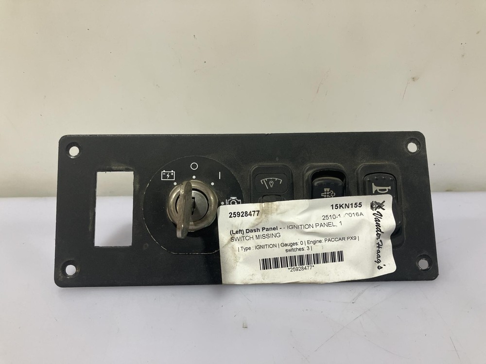 2008-2027 Kenworth T370 IGNITION Dash Panel - Used