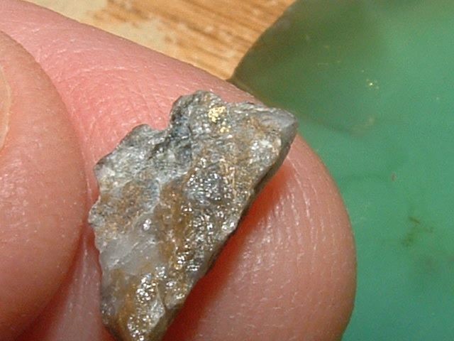 GOLD QUARTZ SPECIMEN .41 GRAM GOLD IN MATRIX COLORADO
