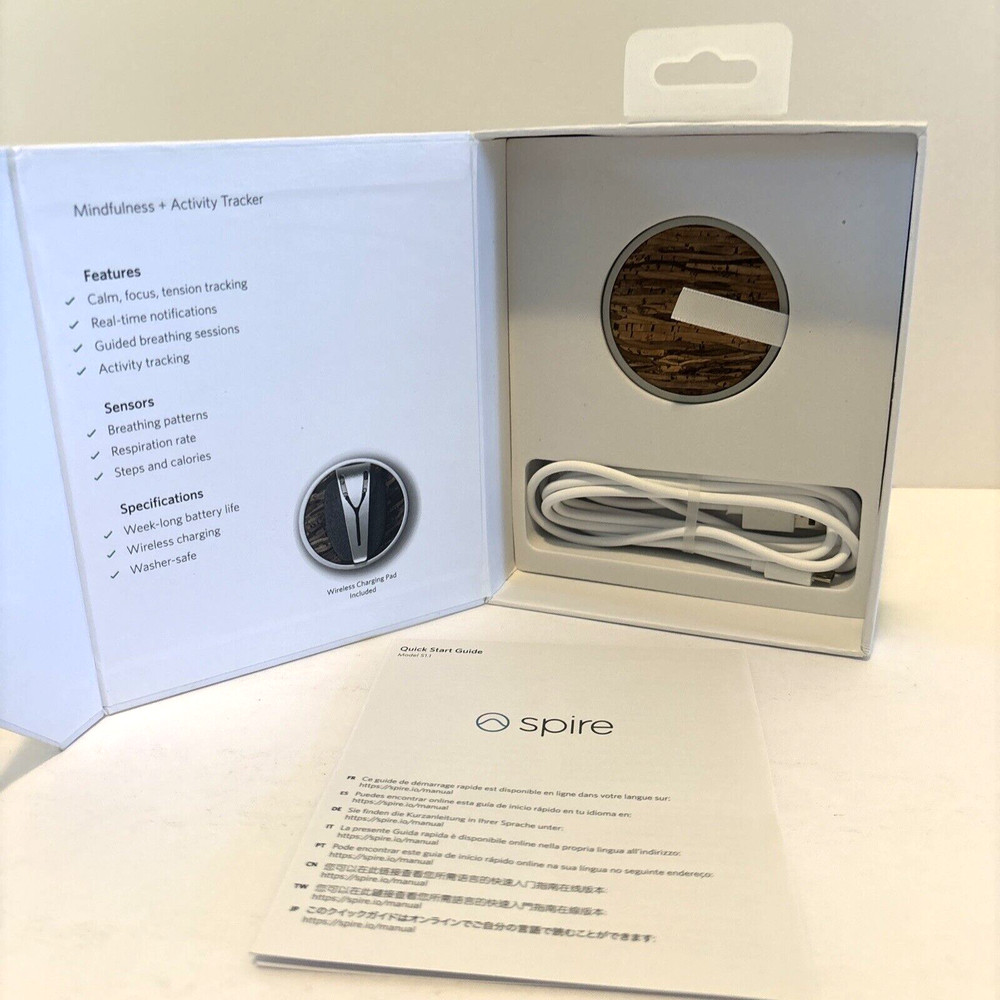 SPIRE Mindfulness & Activity Tracker DISCOVER CALM For Apple, Android & More