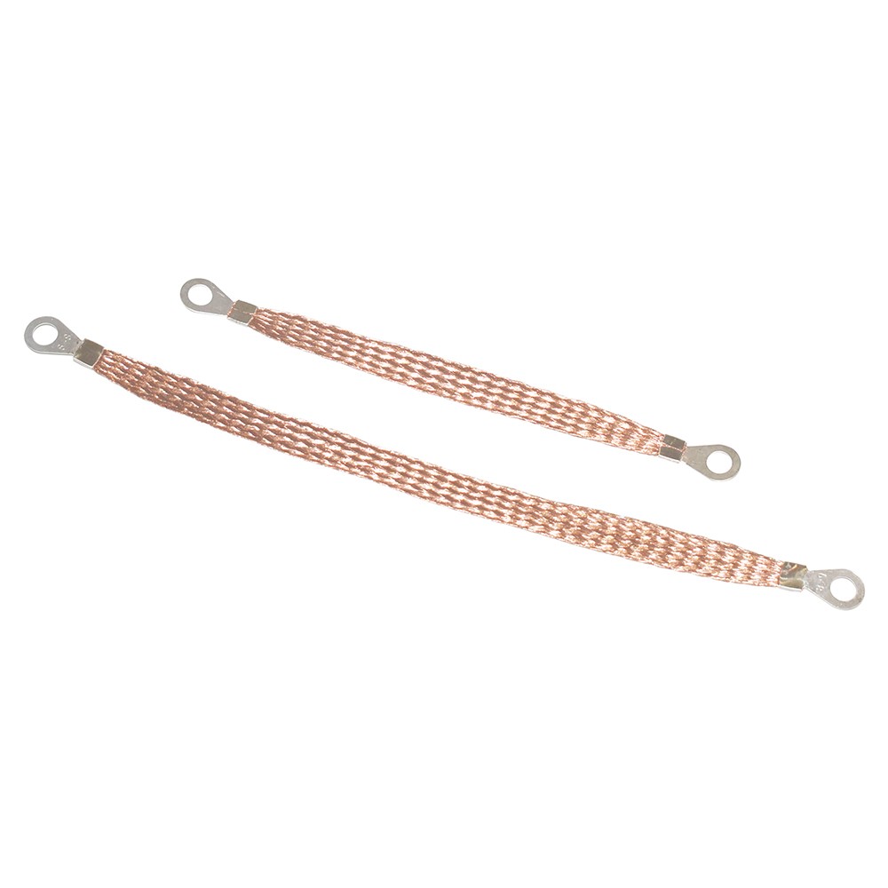 4x Engine Ground Strap Copper Cable Kit For Car Truck Firewall Engine Body Frame