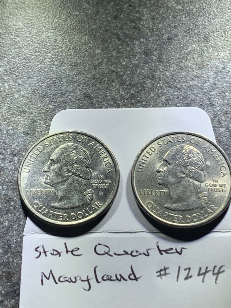 2000 P & D Maryland State Quarters(#1244)