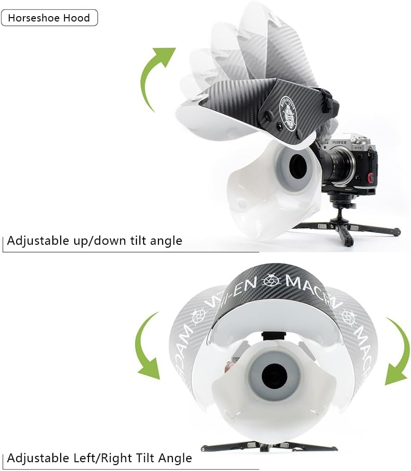 Guage 6Pcs Macro Flash Diffuser Softbox Reflector Kit for Godox MF12 Flash Light