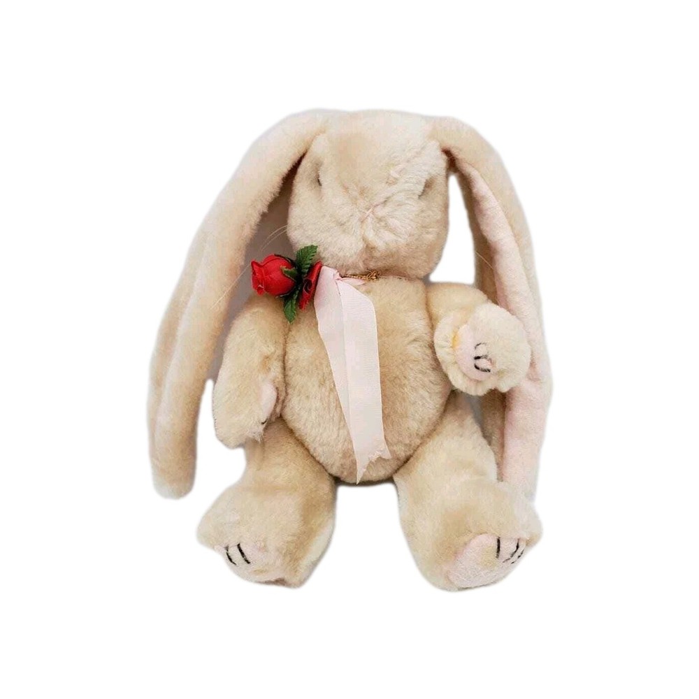 Jointed Plush Bunny Rabbit Easter Decoration