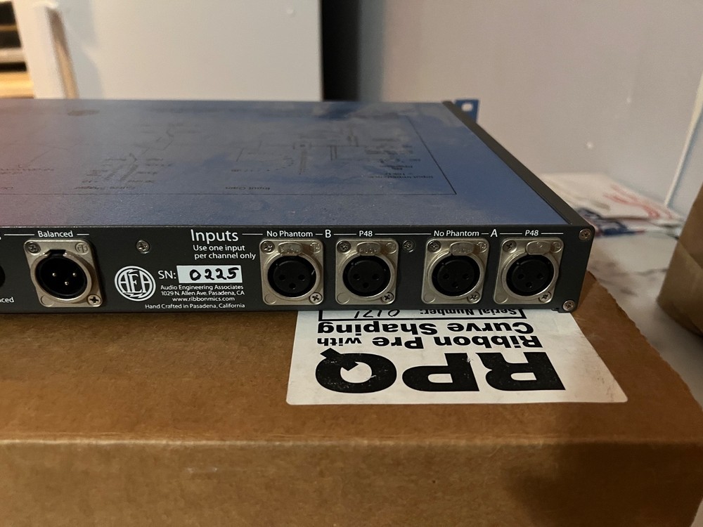 AEA RPQ 2 channel Preamp