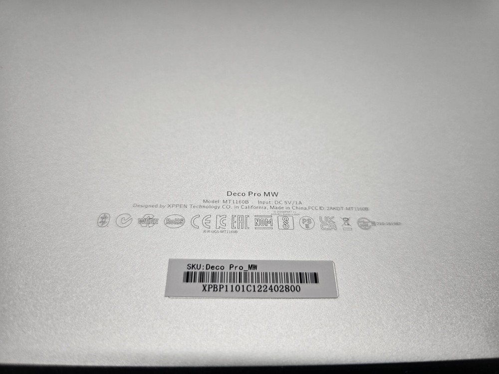 XP Pen Deco Pro MW MT1160B