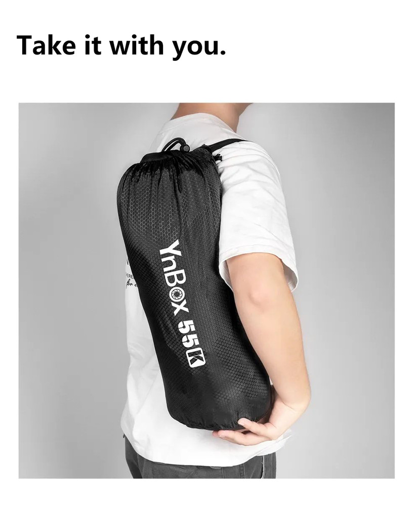 YONGNUO 55K 55cm Bowens Mount Softbox Diffuser for YNLUX100 Led Light Soft box