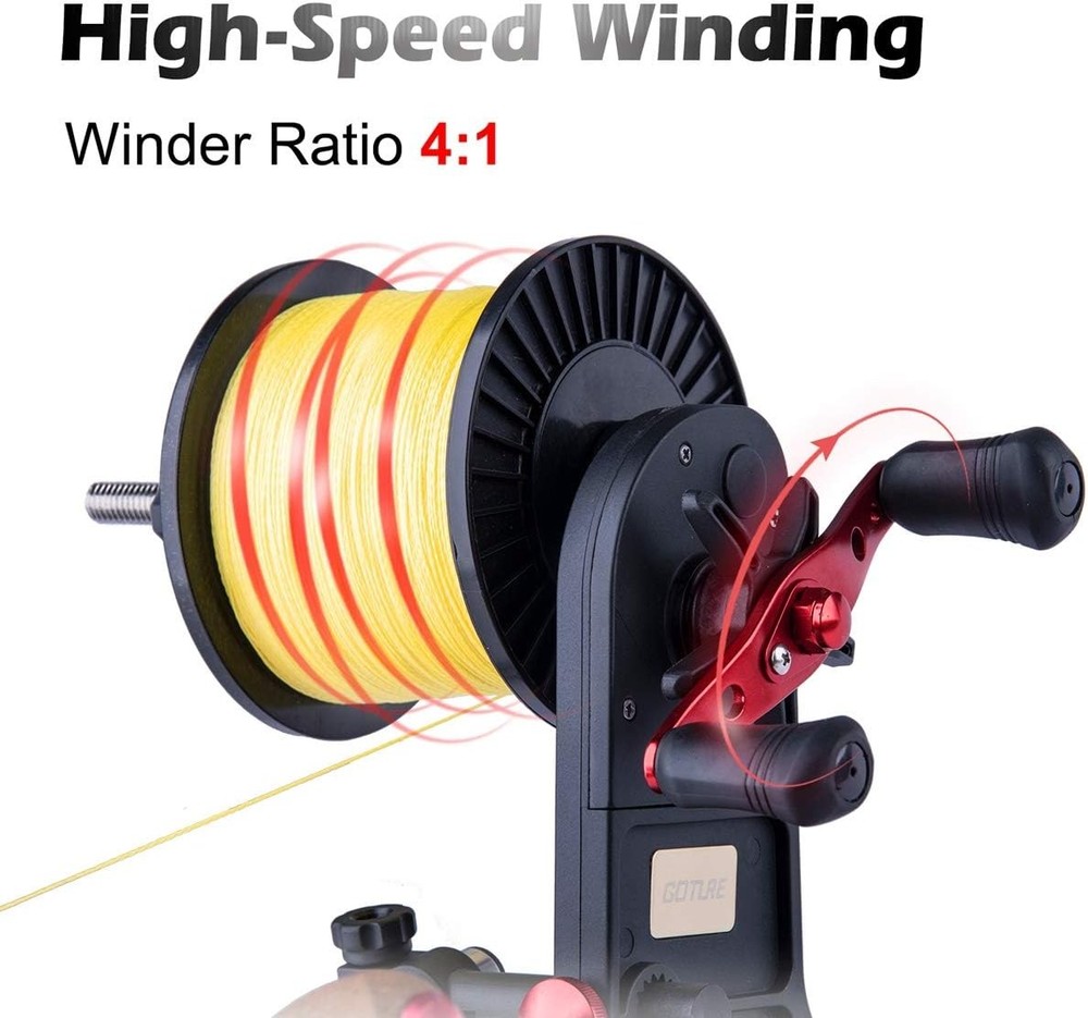 Fishing Line Spooler Winder Machine //Unwinding Function//Reel Spooler Fishin...
