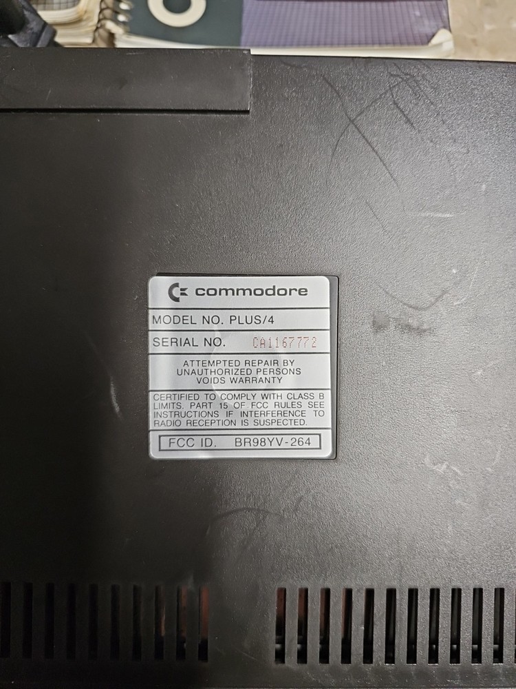 Vintage Commodore Plus/4 Computer