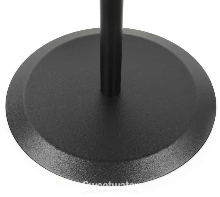 K&M 26735 Round Base Speaker Stand - Black