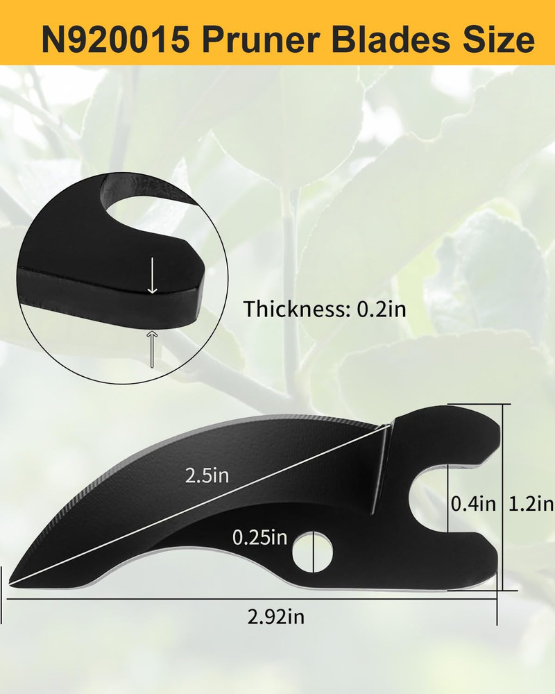 REPLACEMENT PRUNER BLADES Compatible with Dewalt 20V Max Cordless Pruner DCPR320