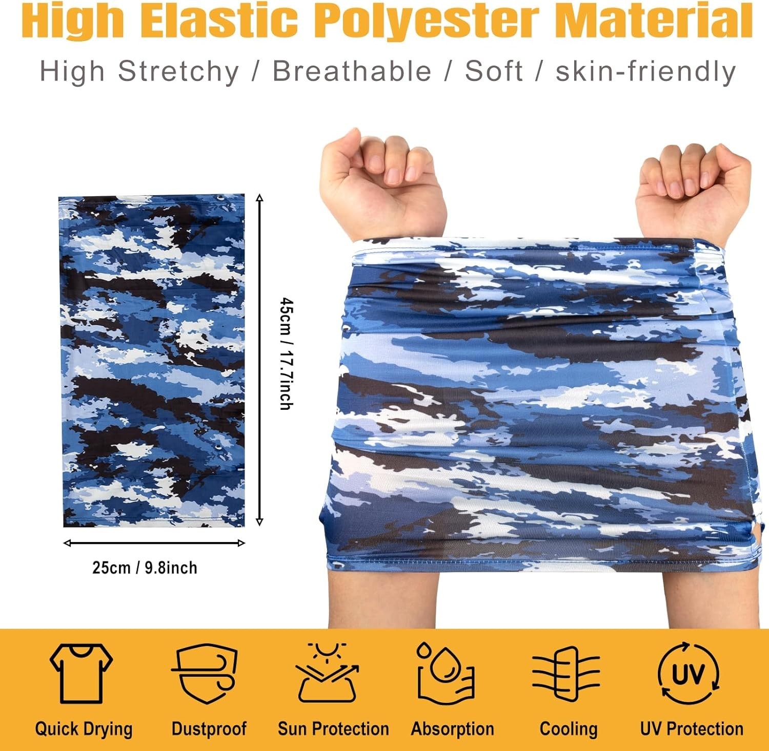 Mascaras para el sol UV 6 pzs mascara Sun pasamontañas pasamontana cubre cara