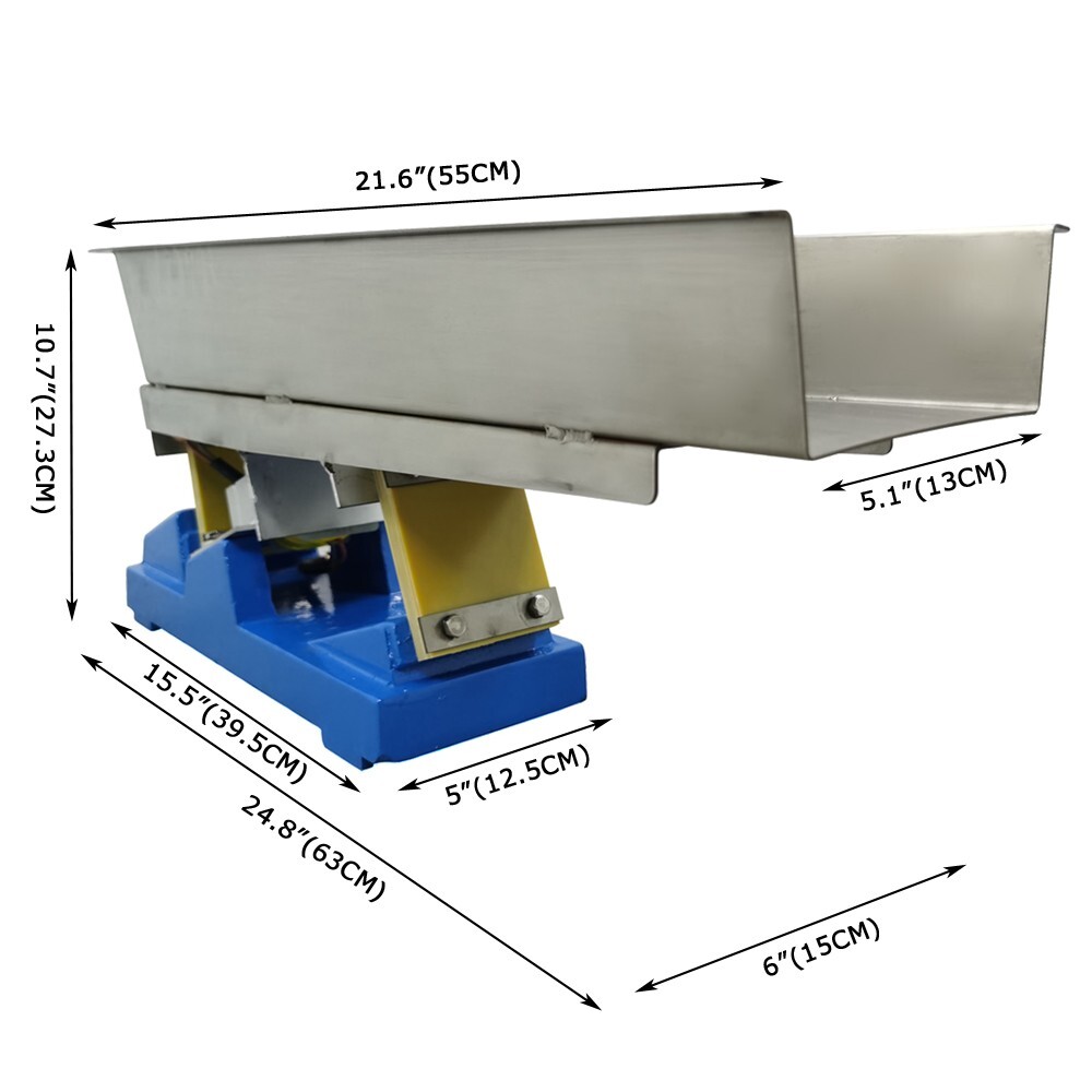 GZV-5 110V Electromagnetic Shaking Feeding Machine 4T/h with Controller