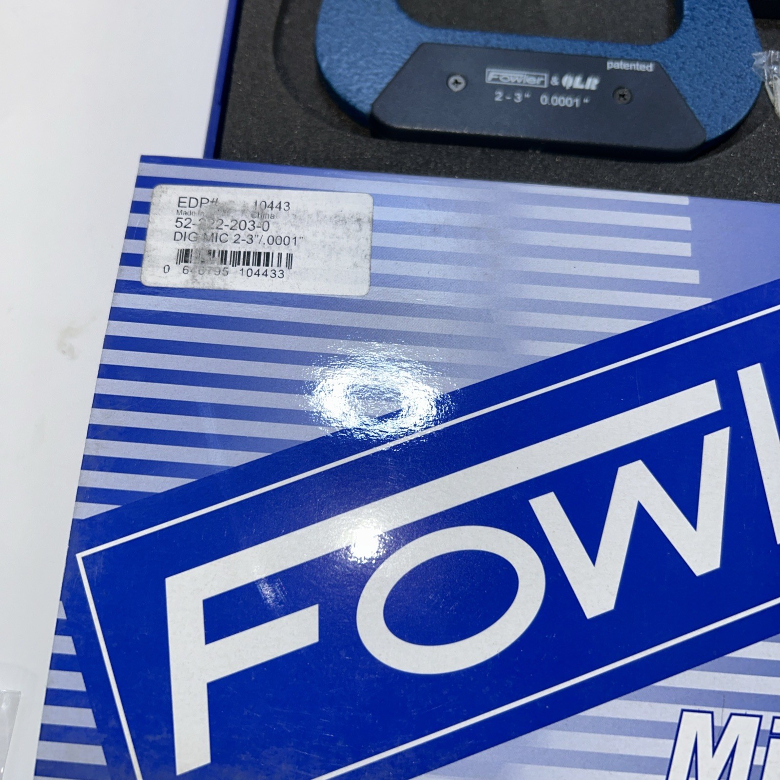 Fowler 52-222-203-0 2 - 3" EZ-Read Digit Outside Micrometer NEW