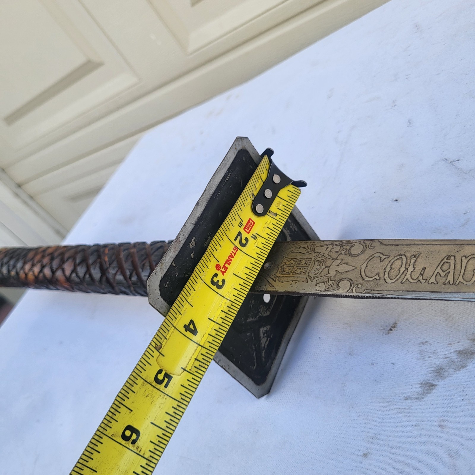 Very Unique Antique Toledo Spain Steel Sharp Sword