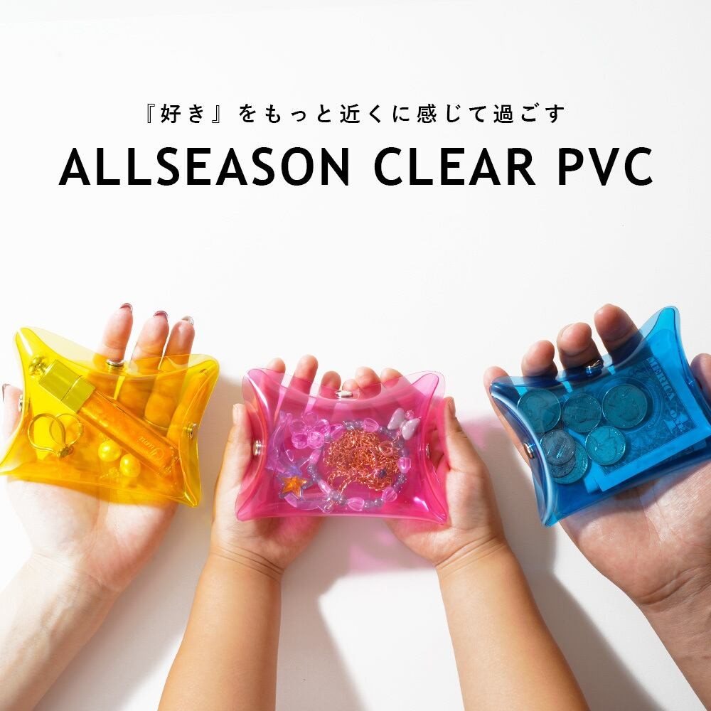 Transparent PVC Clear Pouch for Earring Storage (Short)