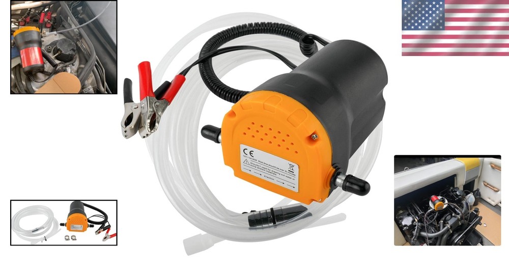 Portable 60W Electric Oil Change Pump - Fast Fluid Transfer Solution