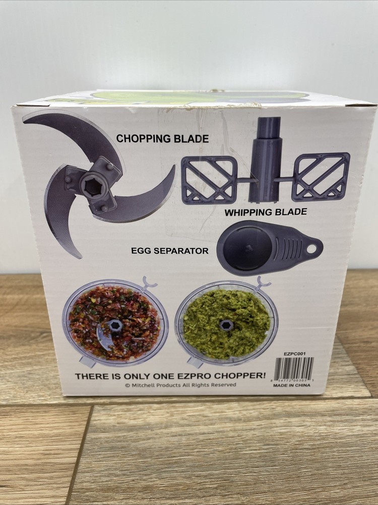 New Open Box EZ Pro Manual Chopper/Food Processor
