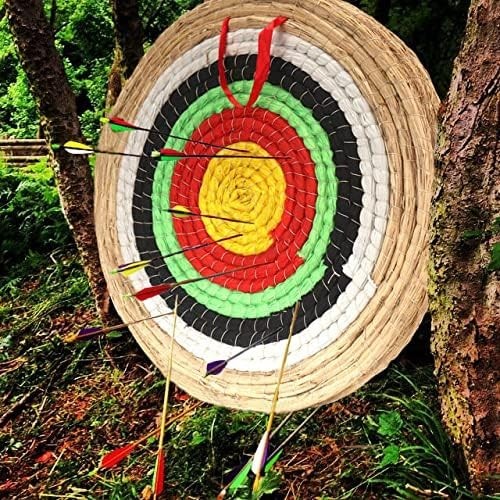 Archery Targets Traditional Solid Straw Round Archery Target Shooting Bow Col...