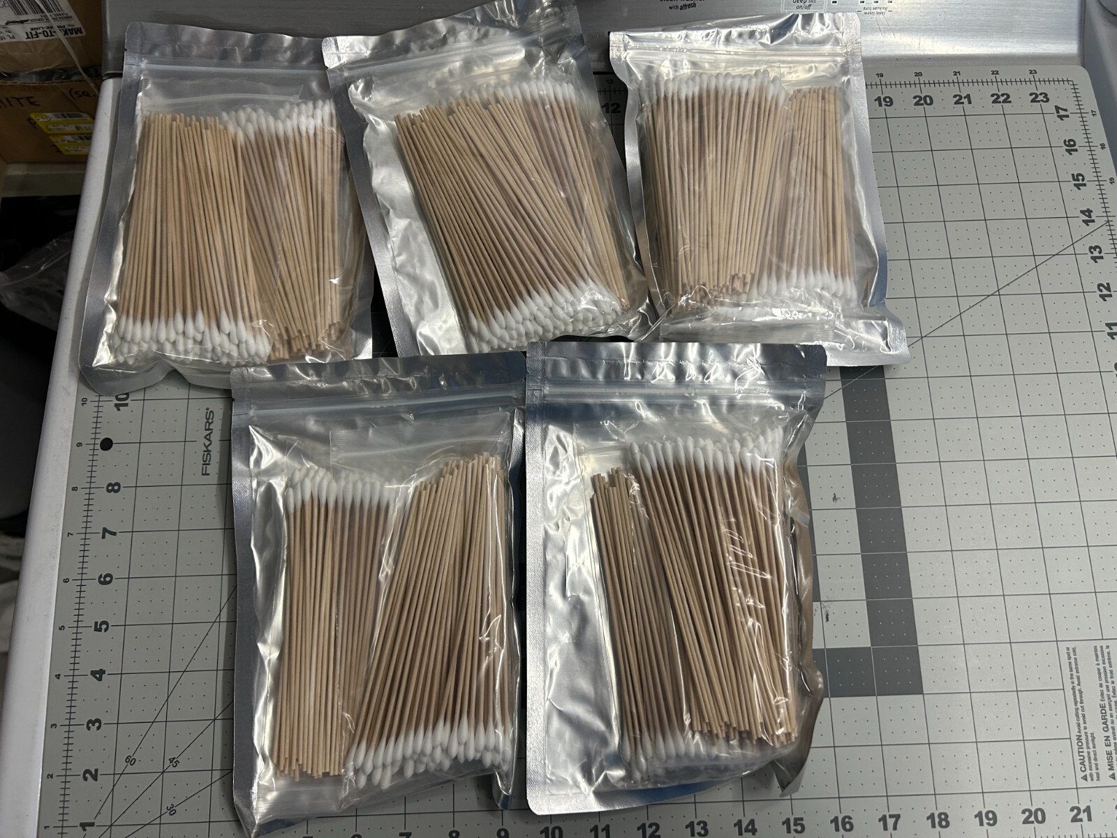 NEW 1000-COUNT pack lot 6" Extra Long Cotton Swabs ECOTREES applicator