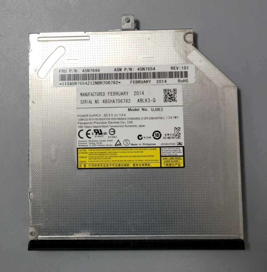 PANASONIC CD/DVD DRIVE -UJ8E2 /45N7649 /45N7654