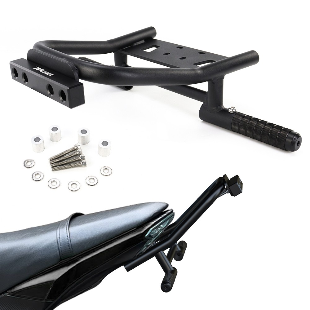 Steel Rear Stunt Parts Subcage Scrape Bars Fit For Kawasaki Z125 Pro 2017-2024