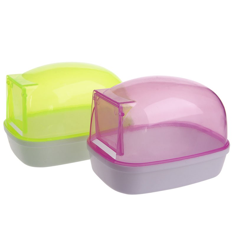 Dwarf Hamster Bathroom Sauna Room Plastic Sand Bath House Container