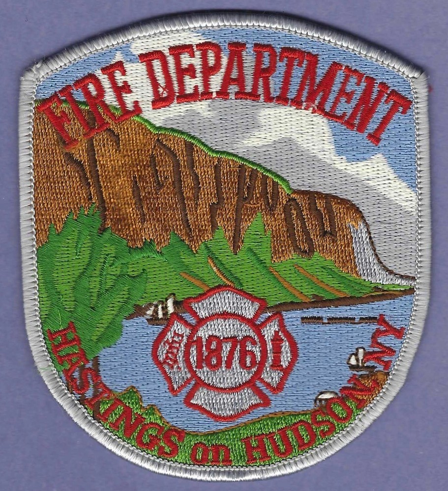 HASTINGS ON HUDSON NEW YORK FIRE RESCUE PATCH