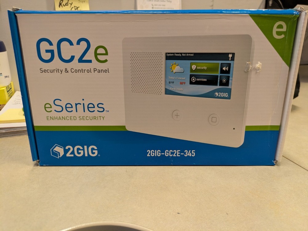 New 2GIG-GC2e-345 SECURITY SYSTEM CONTROL PANEL Zwave Plus Controller V1.21