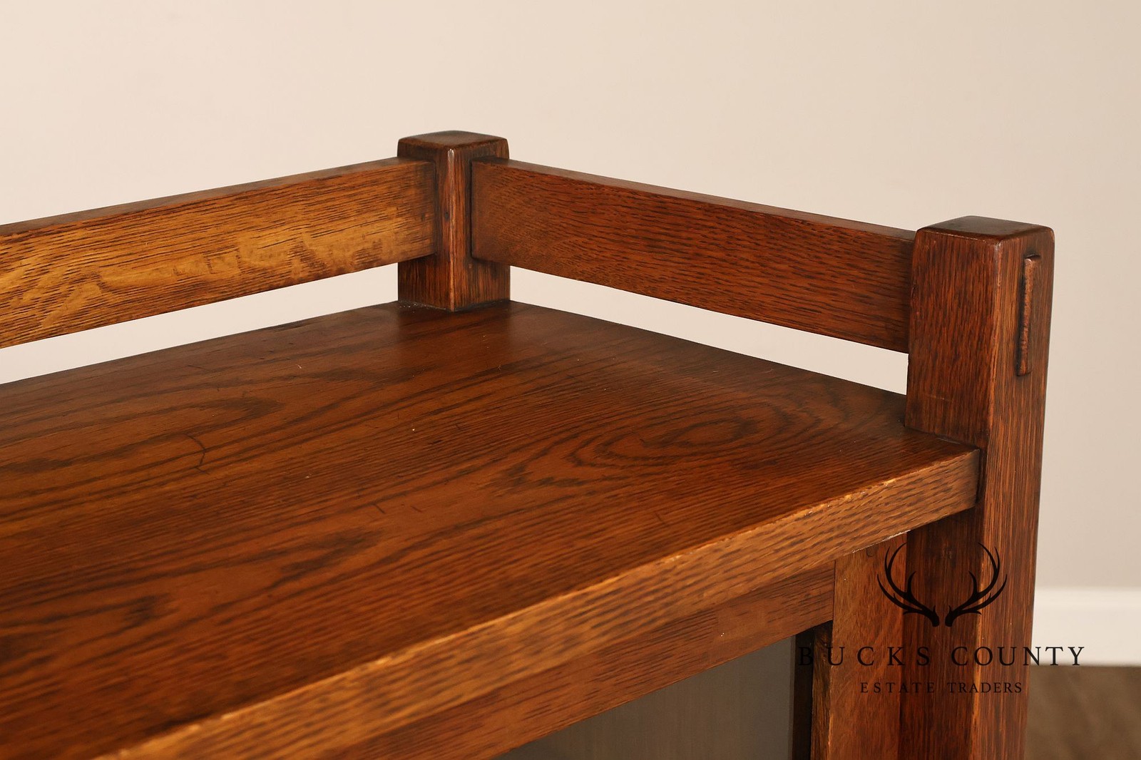 Harden Furniture Co. Antique Arts And Crafts Two Sliding-Door Bookcase