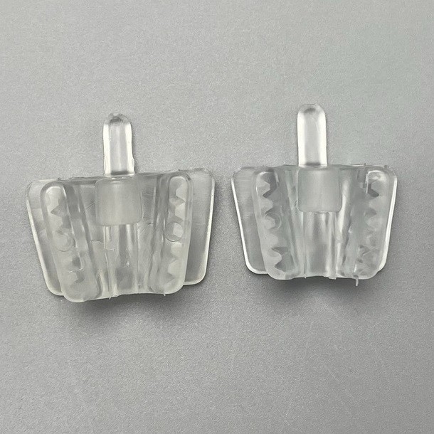 10x Dental Bite Block Rubber Mouth Props Opener with Saliva Ejector Suction tube