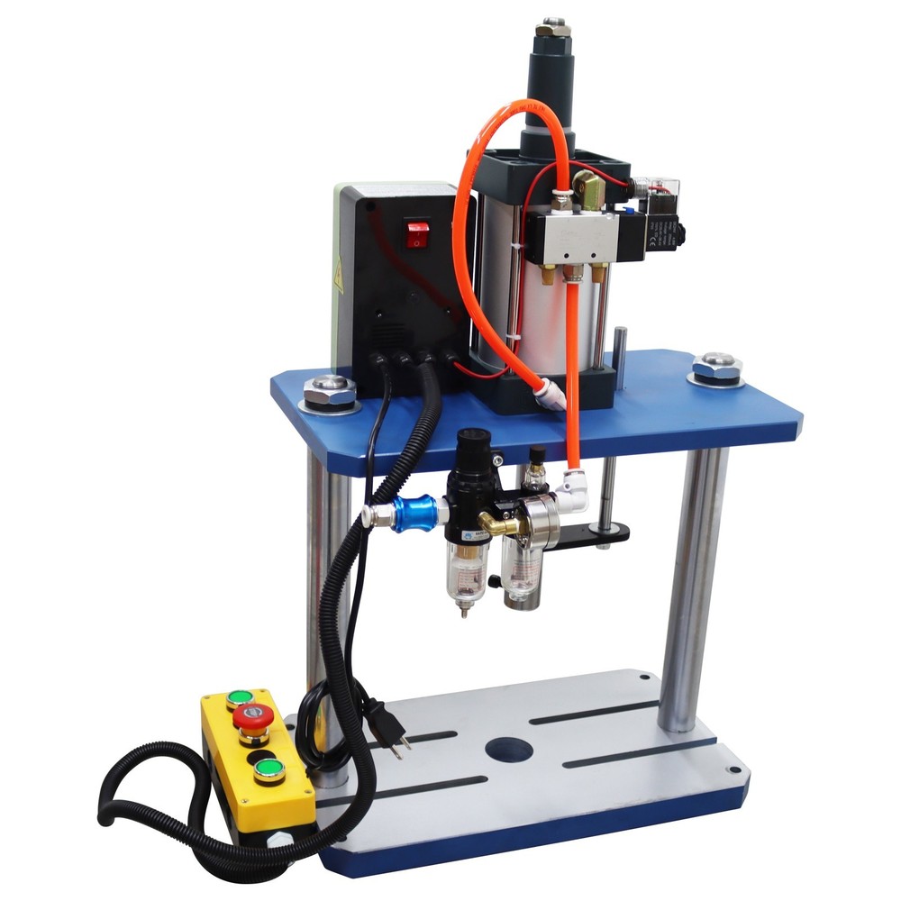 1102lb/500kg Pneumatic Punch Press Machine with Display Controller 110V 2-Column