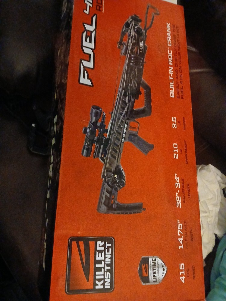 Killer Instinct LOGIX 435 Crossbow Kit 435FPS X CAM Let-Down Trigger Scope