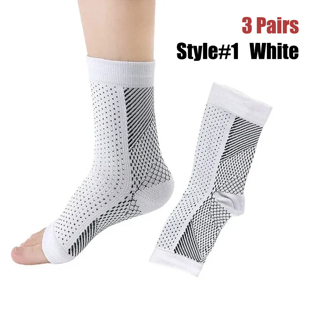 Firm Support Compression Socks for Swollen Ankles - 3-Level Gradient Technology