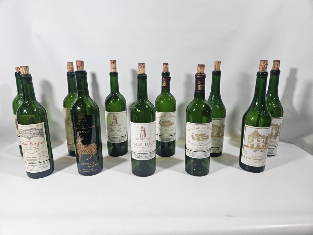11 Vintage Wine Bottles