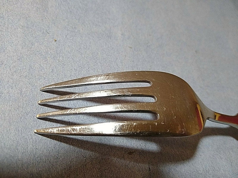 WMF Cromargan Aspen stainless dinner fork with surface scratching