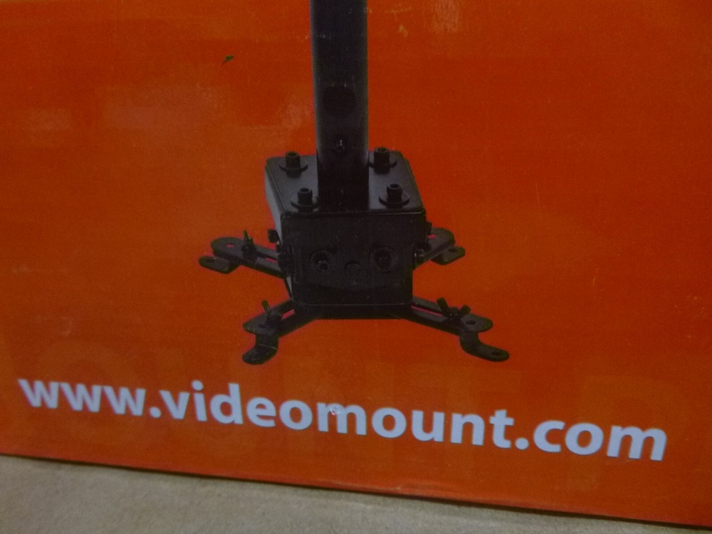 VMP PM-3B Universal Yokeless Projector Mount Black ~NEW OPEN BOX