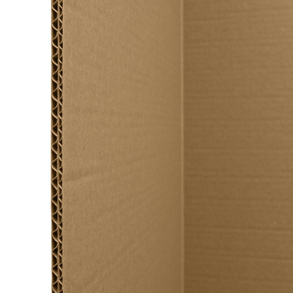 6 ft. Tall Brown Temporary Cardboard Folding Screen - 5 Panel
