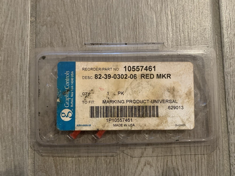 Universal Chart Recorder Pen Compatible With Most Circular Recorders 0.60”, Red