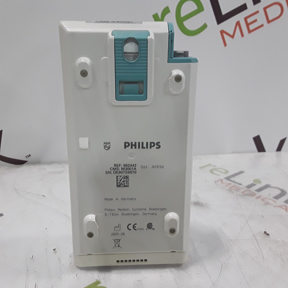 Philips M3001A-A01C06 Fast SpO2, NIBP, ECG, Temp, IBP MMS Module