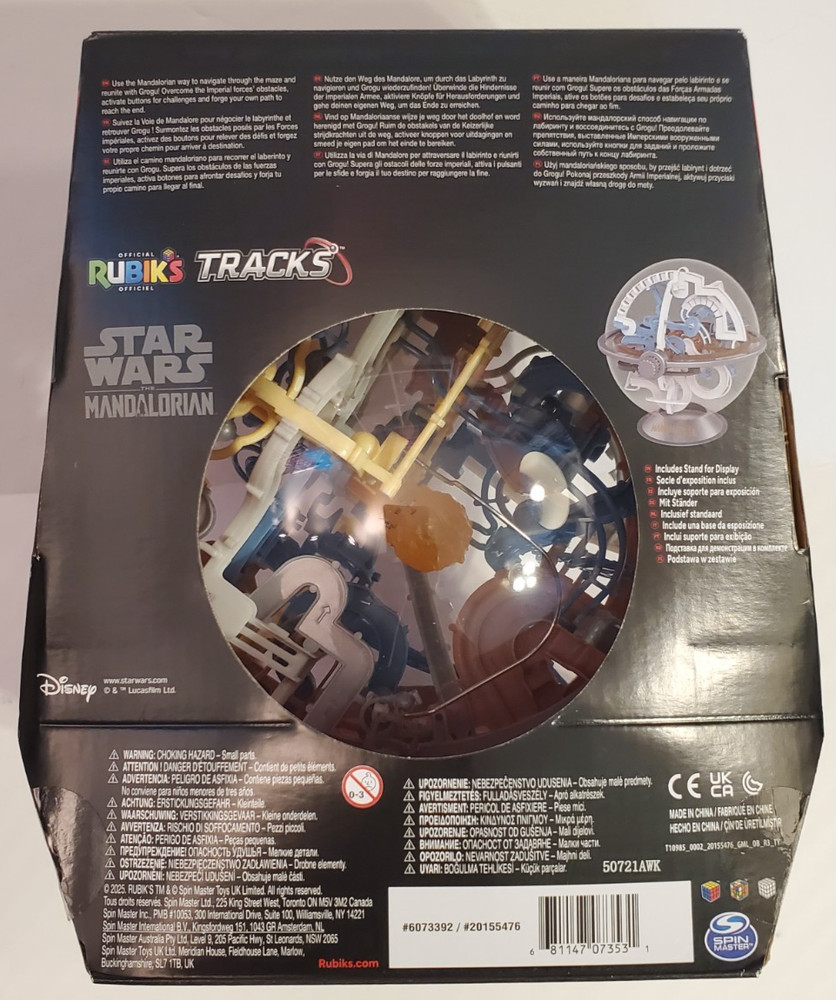 Star Wars Perplexus Mandalorian -Themed 3D Gravity Maze & 3D Puzzle Game