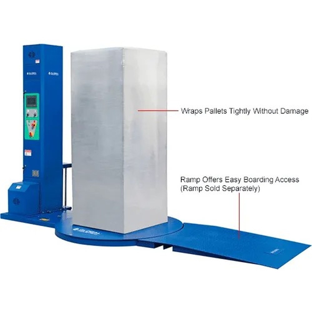 Global Industrial? Semi-Automatic Stretch Wrap Machine For 20"W Rolls