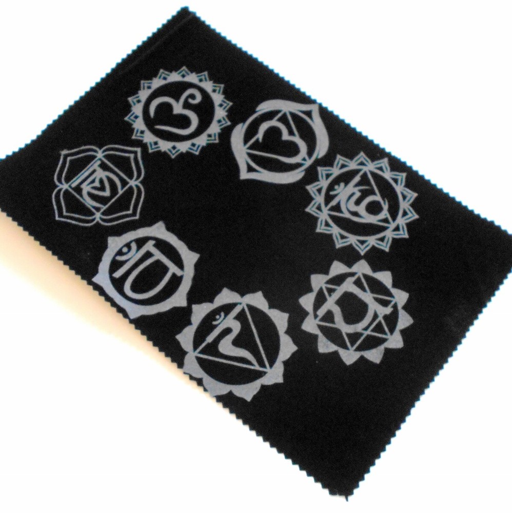 Seven Chakras Pendulum Divination Mat 12 x 8
