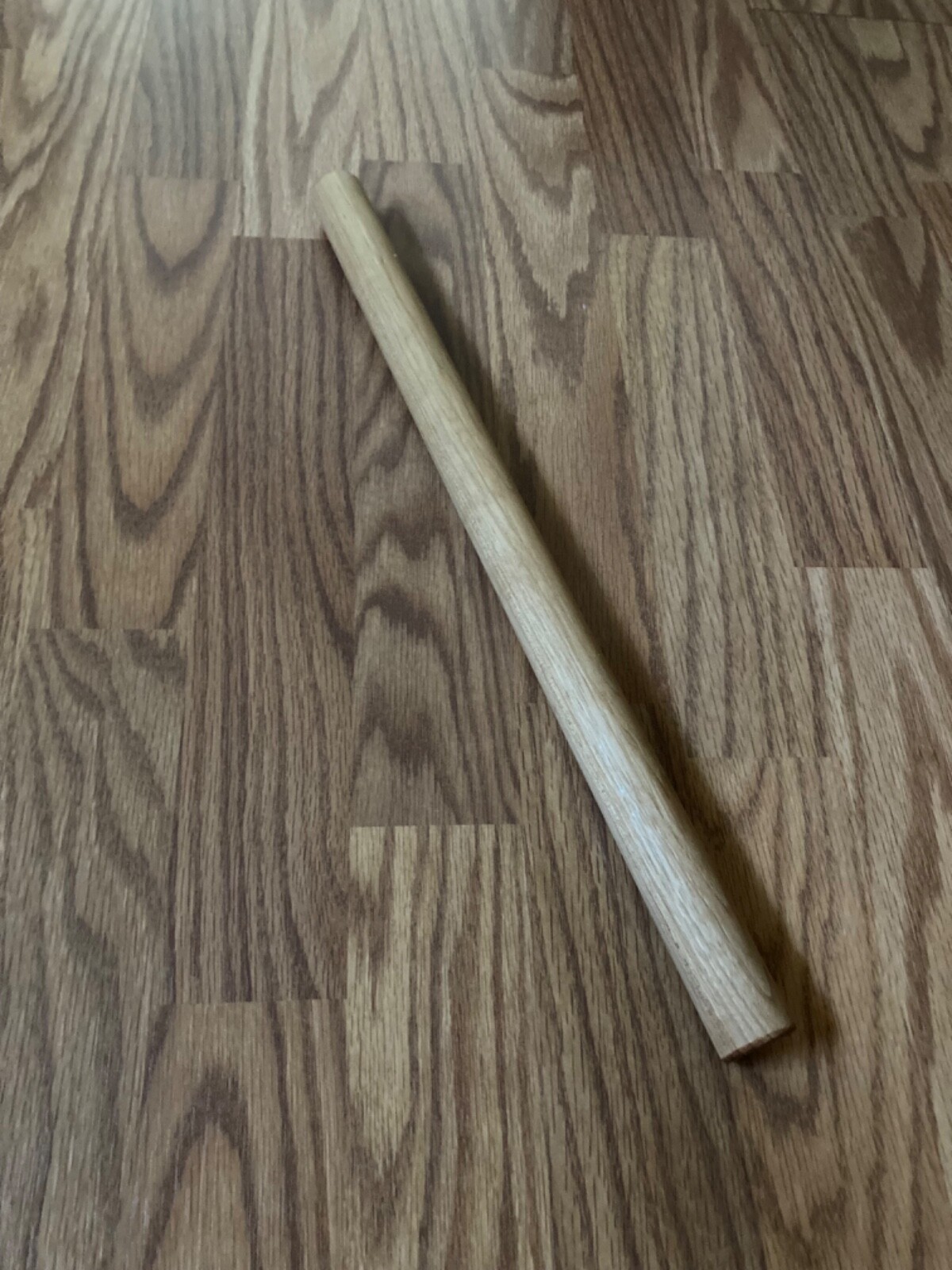 Tanbo (American Hickory Short Staff) 1-1/8" Dia. 22” Long, Hand Finished