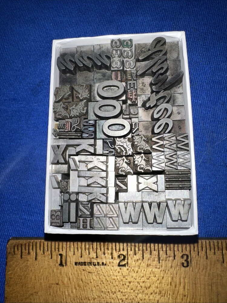 Printing Blocks “ Lead Ornamental Borders Dingbats” Variety #E