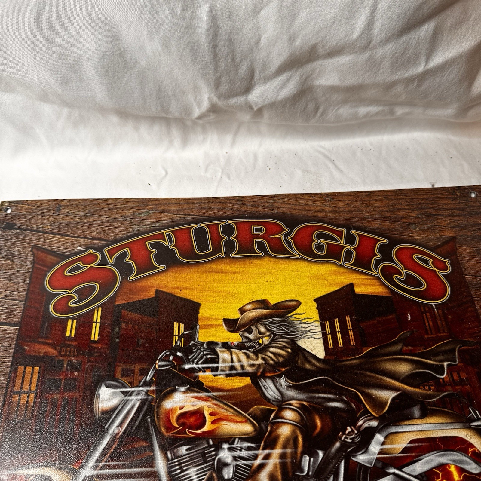 16" X 12-1/2" Metal Sign Sturgis Bike Week 2006 Motorcycle South Dakota