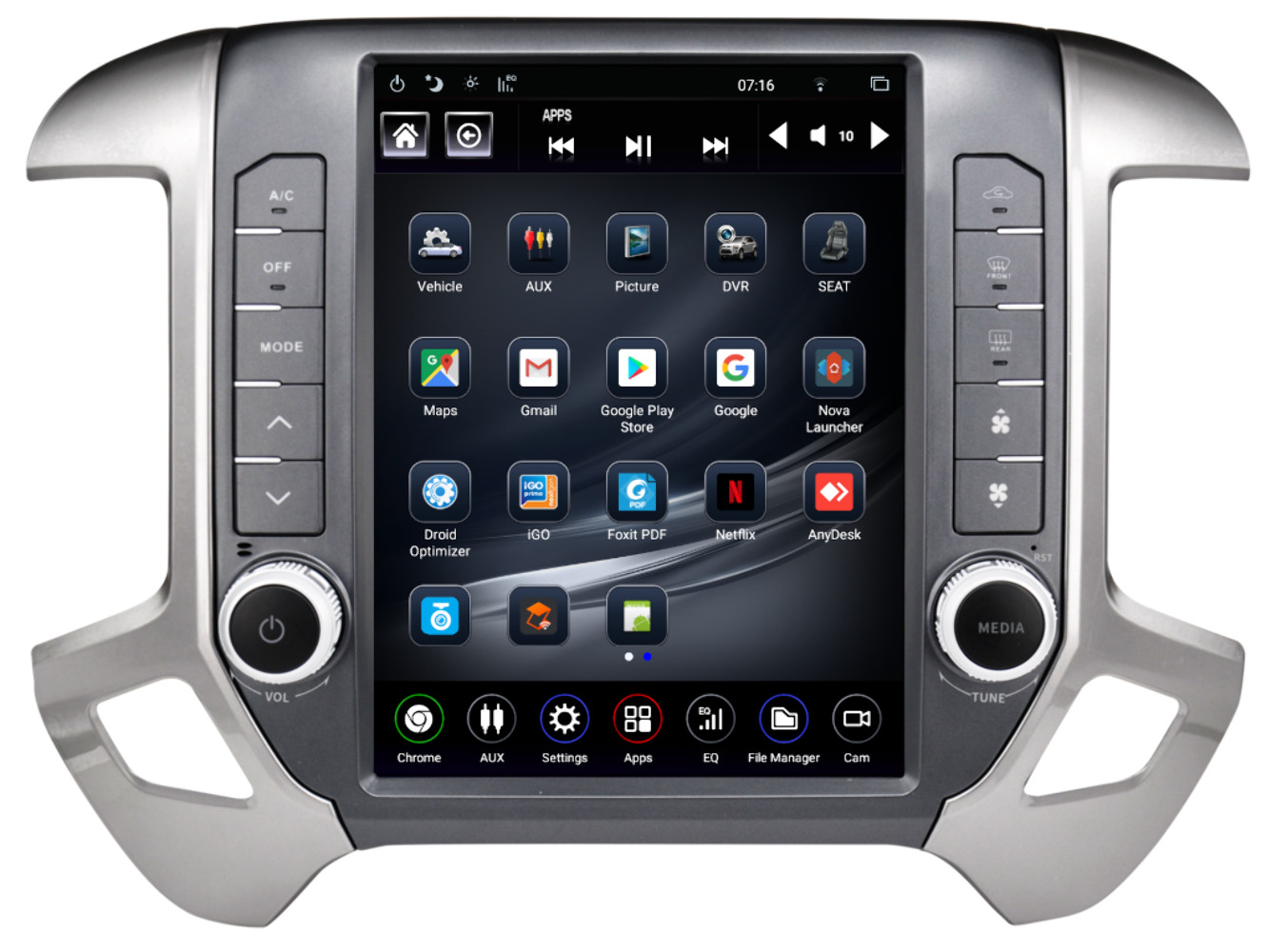 Linkswell - 2014-2018 Chevy Silverado/GMC Sierra Generation 5 T-Style Radio - TS