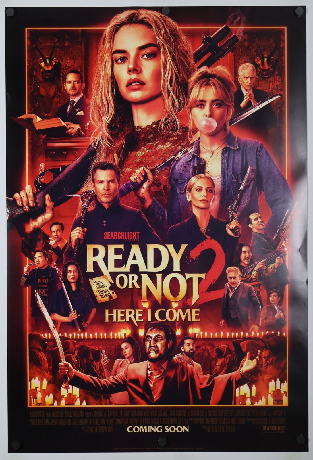 Ready or Not 2 Here I Come original DS movie poster D/S 27x40 2026 Weaving INTL