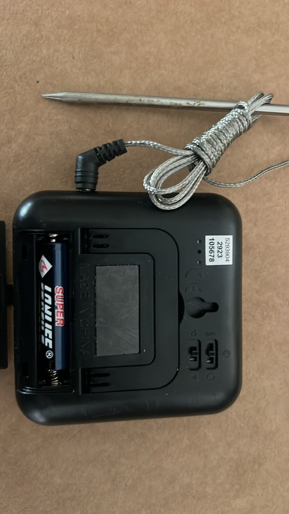 Taylor Digital Wired Probe Programmable Meat Thermometer with Timer