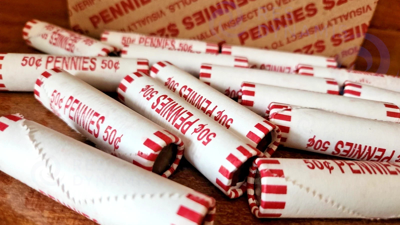 🔥 BANK SEALED Penny Rolls – 6 Full Rolls (300 Pennies) UNSEARCHED Estate Find‼️